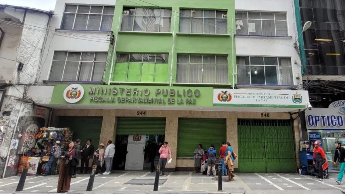 El edificio de la Fiscalía de La Paz
