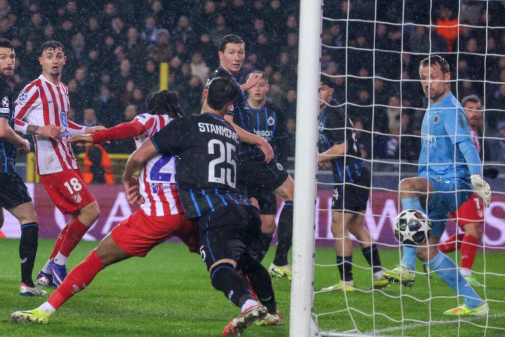 resumen partido atlético brujas, goles atlético de madrid club brujas, análisis partido atlético de madrid club brujas, julián lvarez