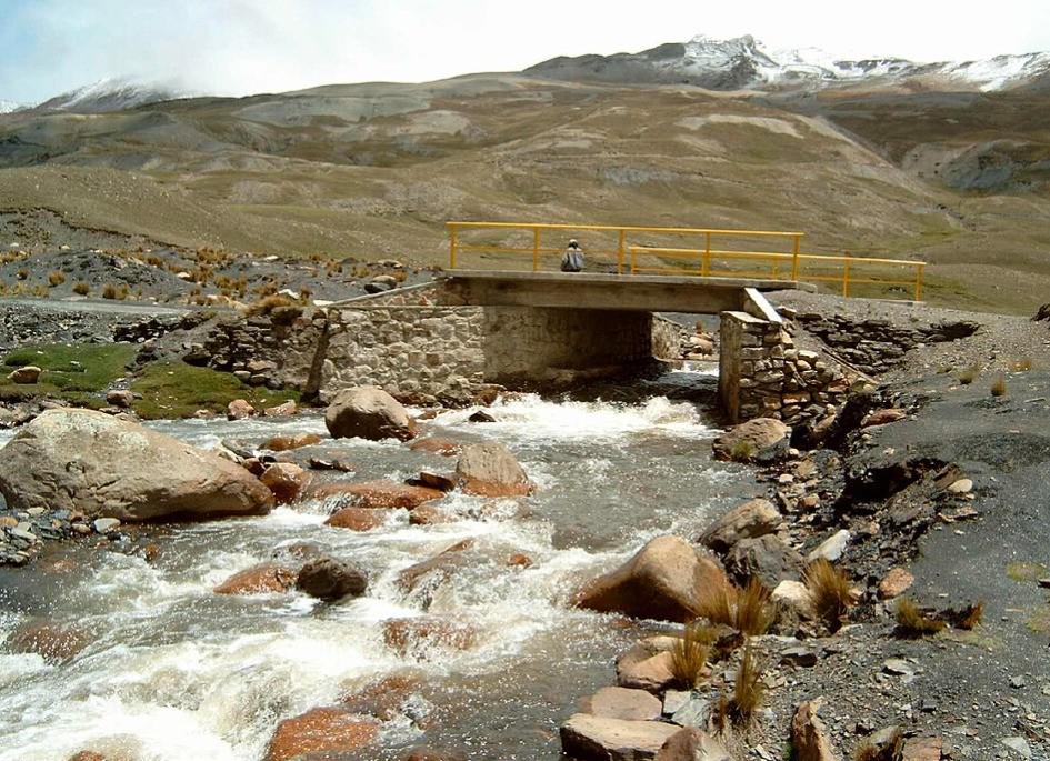 Un caudal del Río Choqueyapu
