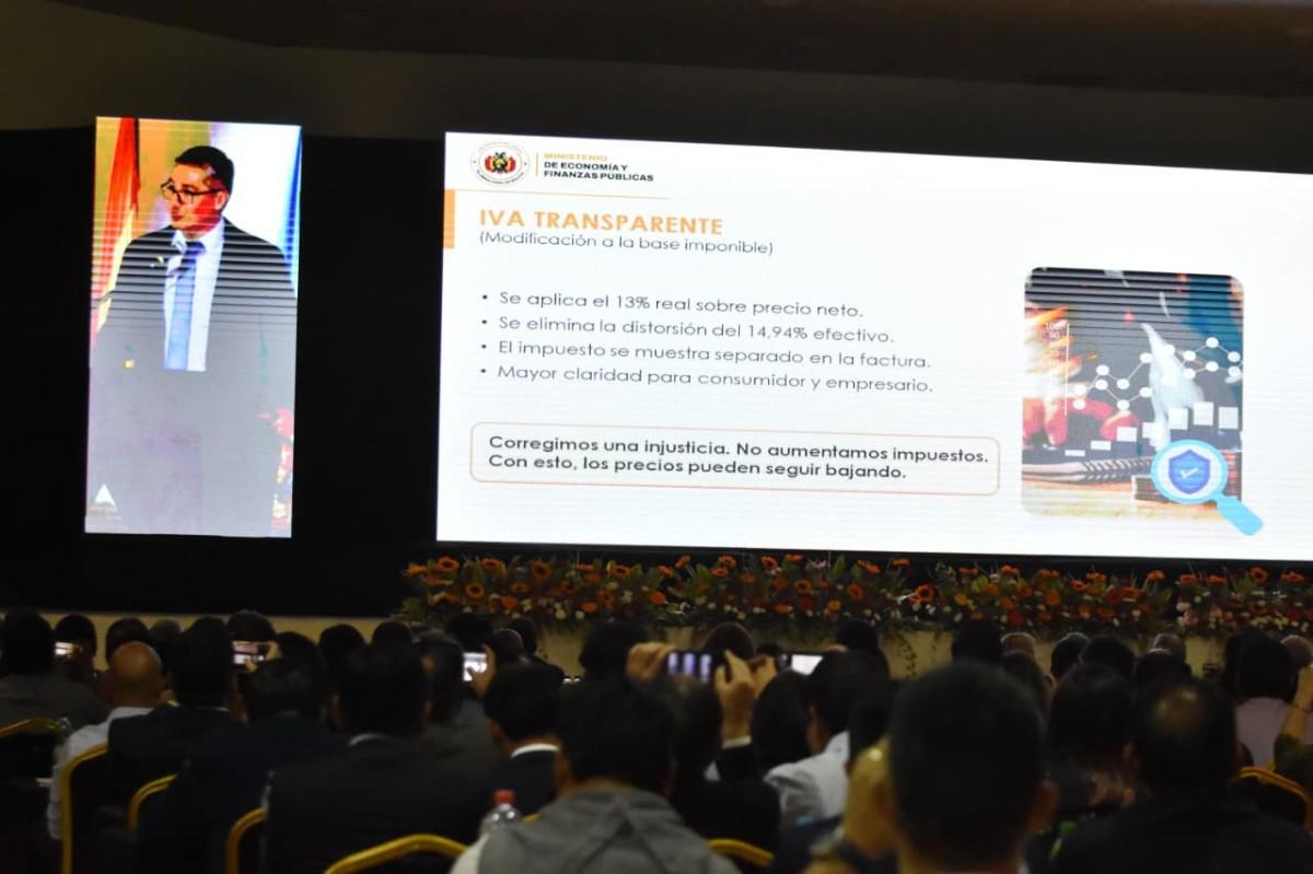 Exposición del ministro Espinoza