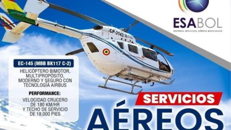 La oferta de servicios de la empresa estatal de helicópteros