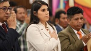 Viceministra de Autonomías, Andrea Barrientos