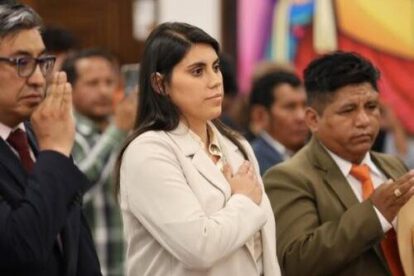 Viceministra de Autonomías, Andrea Barrientos