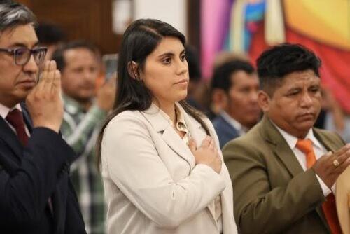 Viceministra de Autonomías, Andrea Barrientos