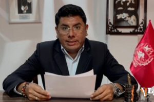Cristhian Téllez candidato a la Alcaldía de Oruro se baja de la carrera electoral