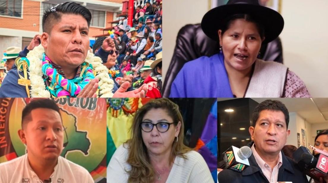 El despliegue de dichas candidaturas ocurre después de el retorno público  de Evo Morales