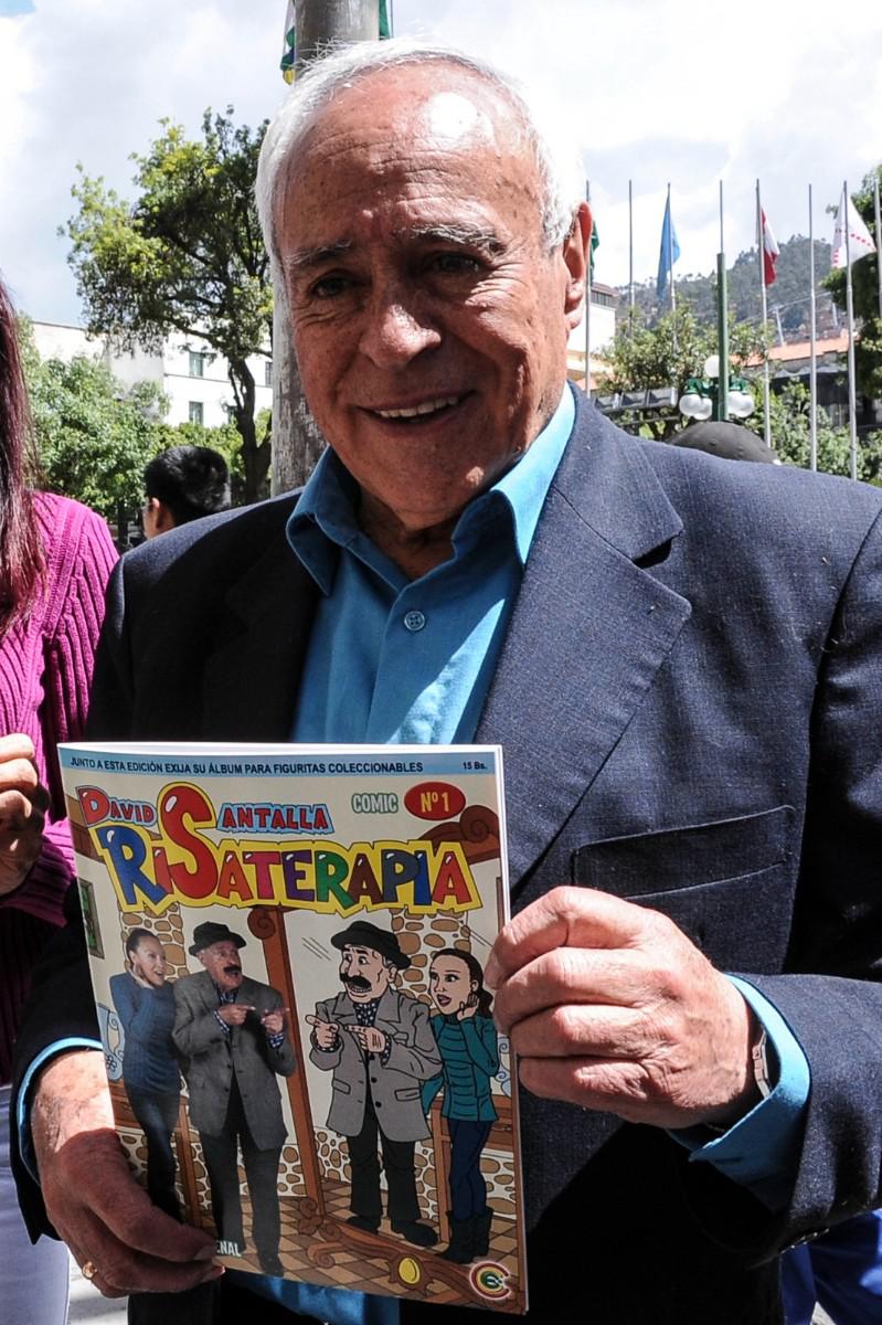 Santalla fue uno de los máximos exponentes del humor en Bolivia