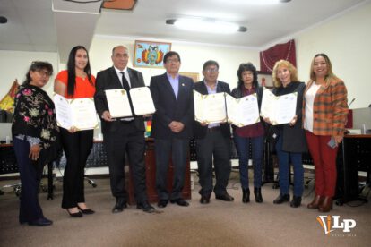Instituciones orureñas fueron destacadas por su labor