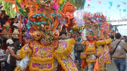 Diablada realizado su recorrido