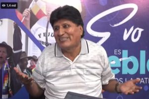 El expresidente Evo Morales lanzó duras críticas al gobierno del presidente Rodrigo Paz