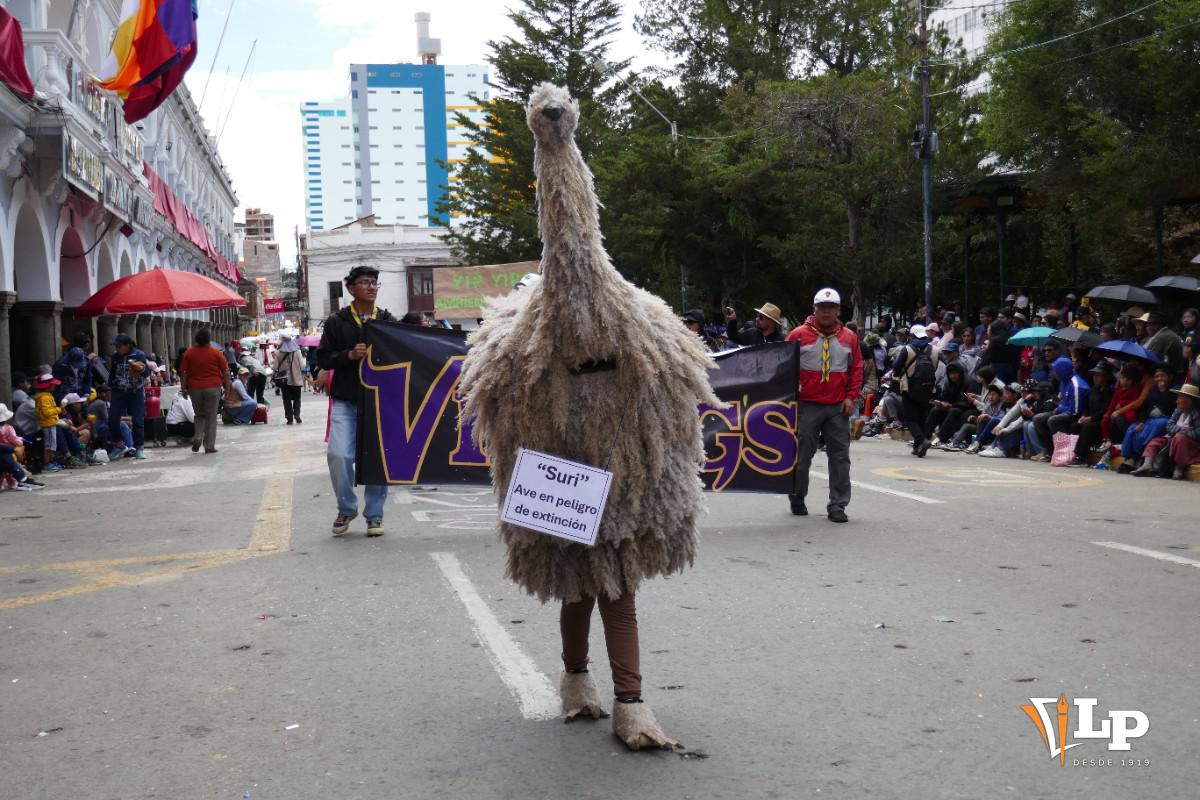 Niños en el Corso Infantil 2026 de Oruro