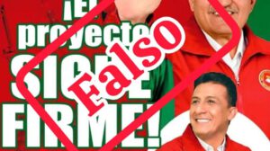 imagen falsa de candidatura del Mcsfa