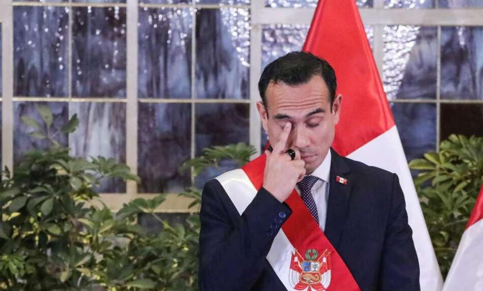 José Jerí expresidente de Perú