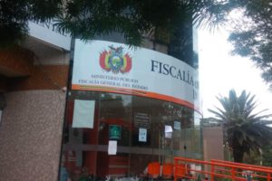 Frontis Fiscalía Departamental de Tarija
