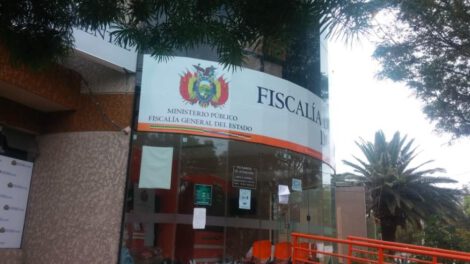 Frontis Fiscalía Departamental de Tarija