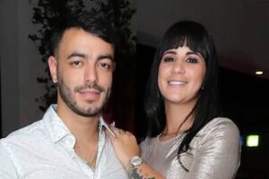 Sebastián Marset junto a su esposa, Gianina García Troche