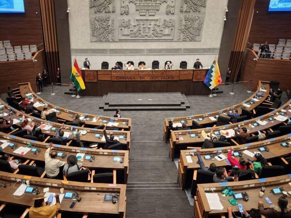 Una de las últimas sesiones de la Cámara de Diputados