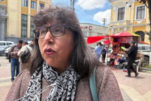 Senadora en entrevista