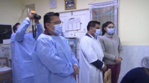 Gobernador en el hospital general