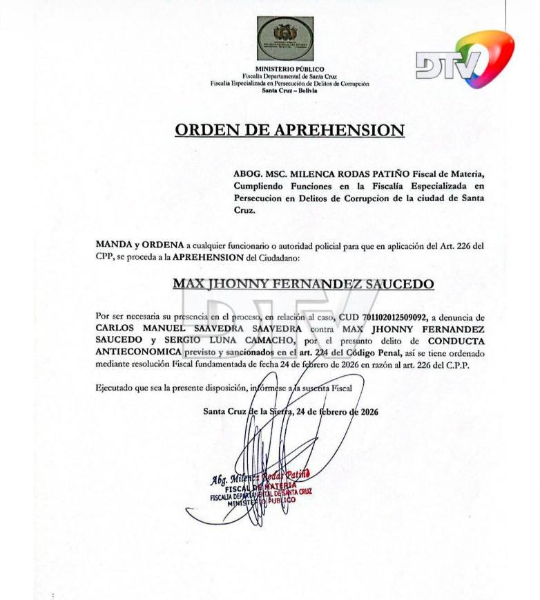 El delito investigado es el de conducta antieconómica