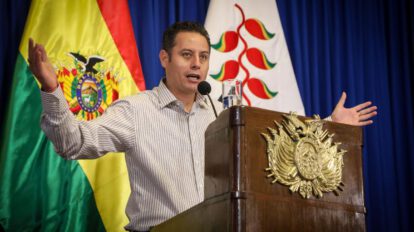 El vicepresidente de Bolivia, Edman Lara