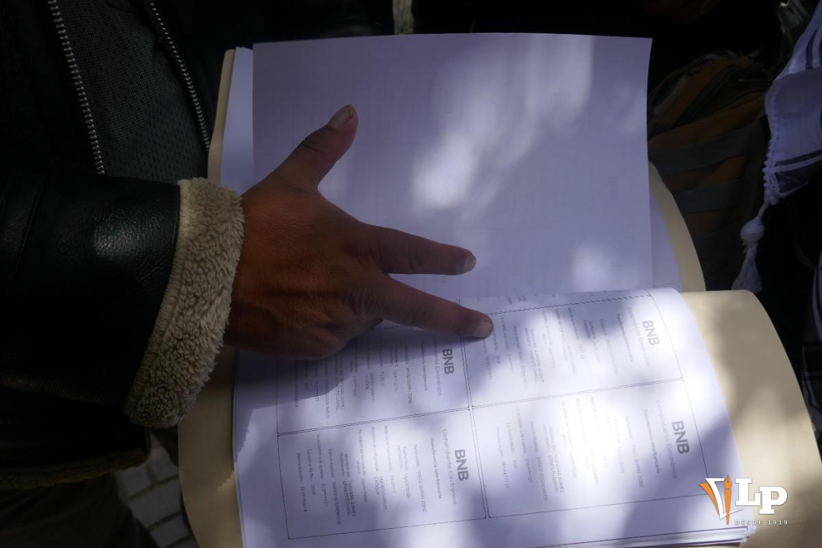 Estafa graderías Oruro