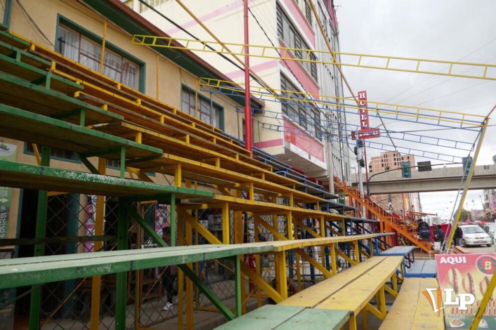 Estafa graderias Carnaval Oruro