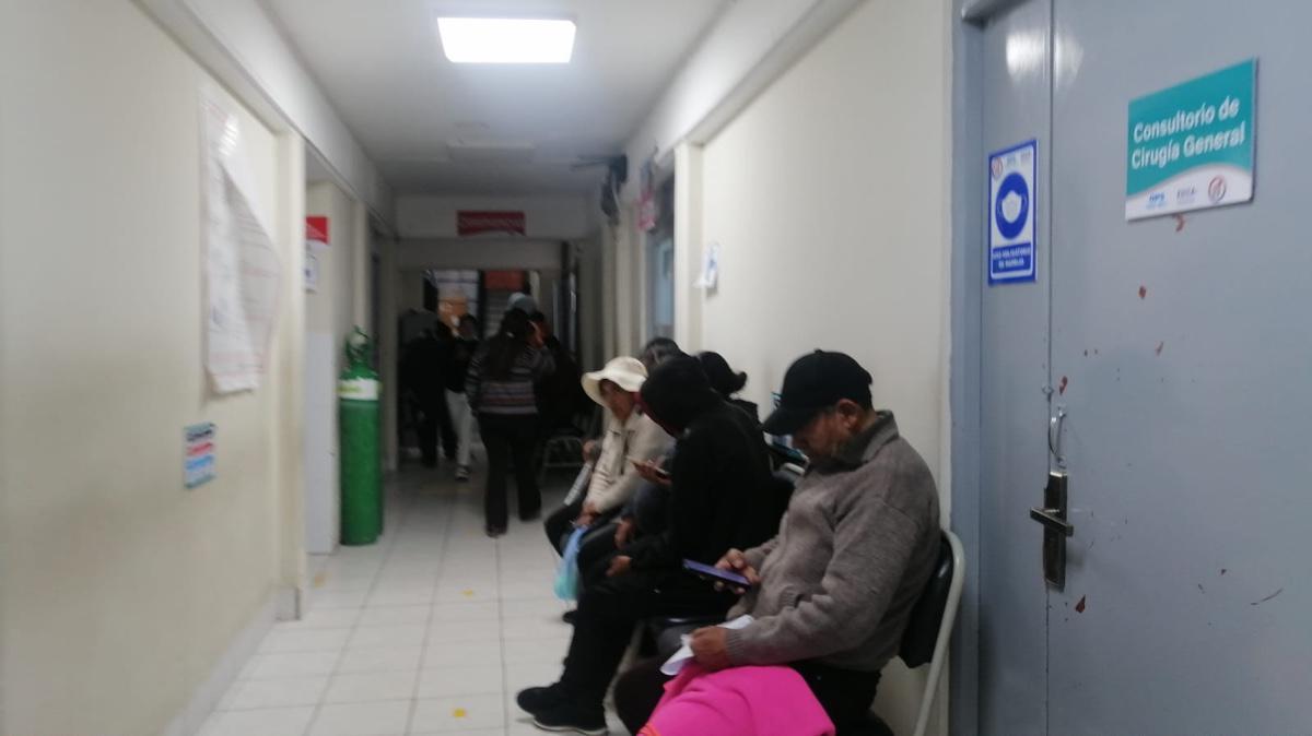 Pacientes en sala de espera