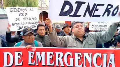 Los trabajadores rechazan que sus aportes sean manejados por la Gestora