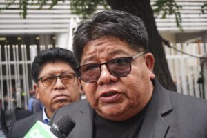 Edson Valdez dirigente de la Federación 1 de Mayo