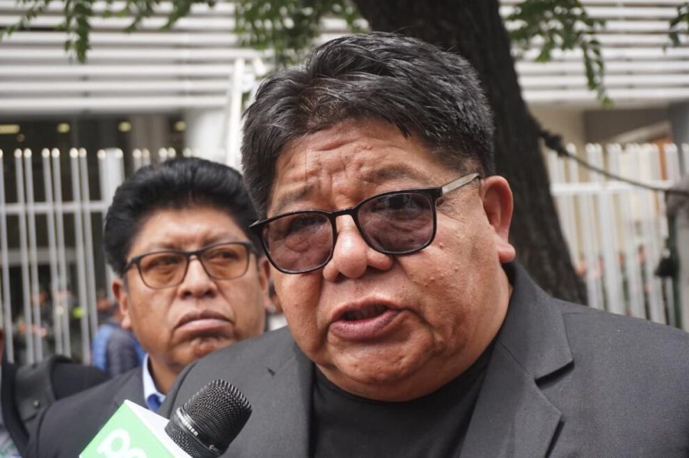 Edson Valdez dirigente de la Federación 1 de Mayo