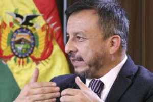El ministro de Hidrocarburos, Mauricio Medinaceli