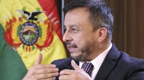 El ministro de Hidrocarburos, Mauricio Medinaceli