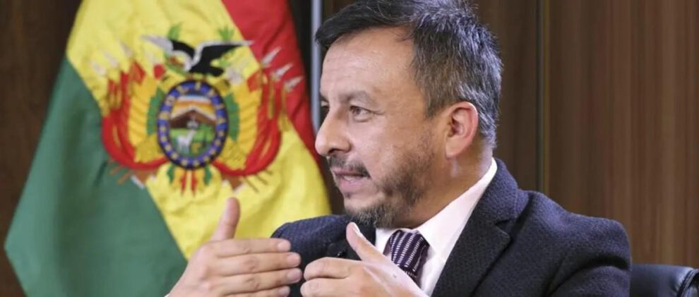 El ministro de Hidrocarburos, Mauricio Medinaceli