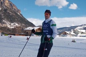 Timo Grönlund durante su entrenamiento