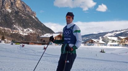 Timo Grönlund durante su entrenamiento