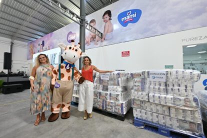 La donación de 40.000 pañales y 900 paquetes de toallas húmedas