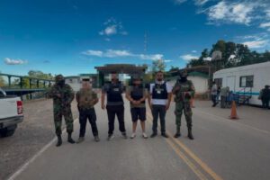 Las personas detenidas en el operativo