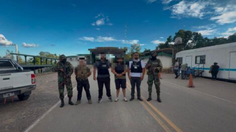 Las personas detenidas en el operativo