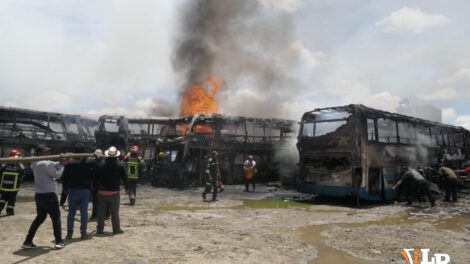 Incendios buses Oruro
