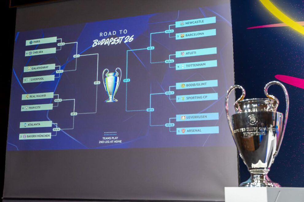 Sorteo octavos de final, Champions League, Real Madrid vs. Manchester City