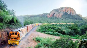 un tren en el oriente