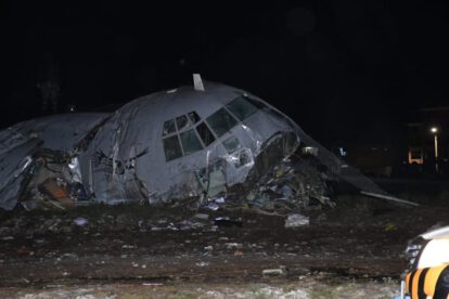 El avión de la FAB siniestrado