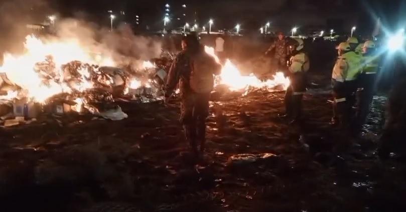 BCB ordena la quema de billetes esparcidos tras el accidente en El Alto