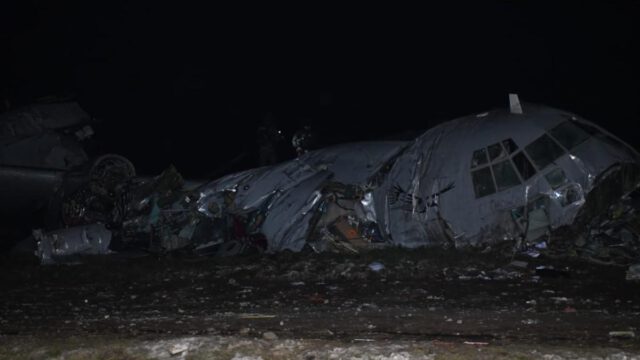 La aeronave Hércules C-130, con matrícula FAB-81 de la Fuerza Aérea Boliviana (FAB), involucrado en el accidente