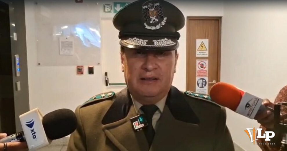 El Comandante de Carabineros, Fernando Huarachi