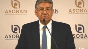 El secretario ejecutivo de Asoban, Nelson Villalobos