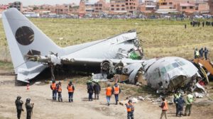 Aeronave Hércules C-130 de la FAB accidentado en El Alto
