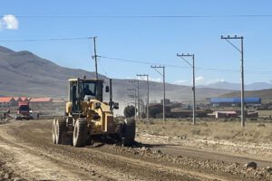 La construcción del Tramo I (Cruce Vinto – Huanuni)