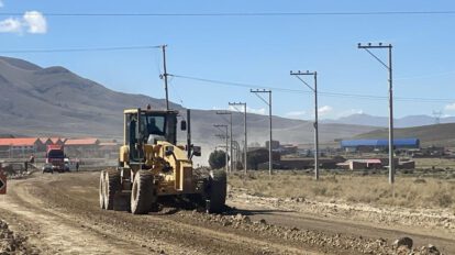 La construcción del Tramo I (Cruce Vinto – Huanuni)